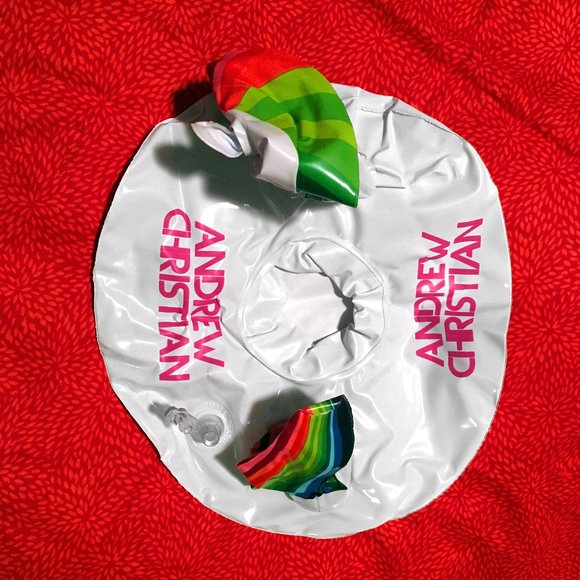 Andrew Christian Unicorn Pool Drink Holder NWT🩲👀 - Picture 7 of 13